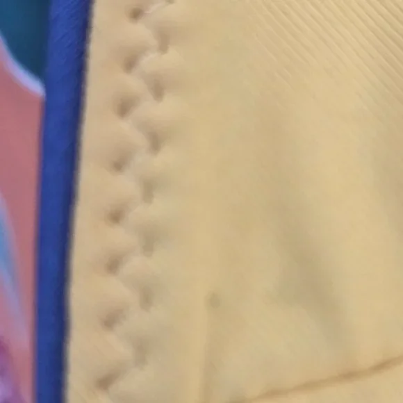 Marine Layer Yellow Tropical Plunge Reversible One Piece Swimsuit Medium NWOT - Picture 12 of 12